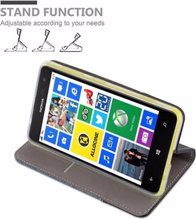 Produktbild Cadorabo Book Jeans Optik Cover (Nokia Lumia 625)