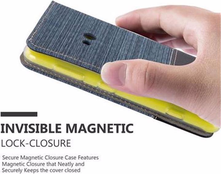 Produktbild Cadorabo Book Jeans Optik Cover (Nokia Lumia 625)
