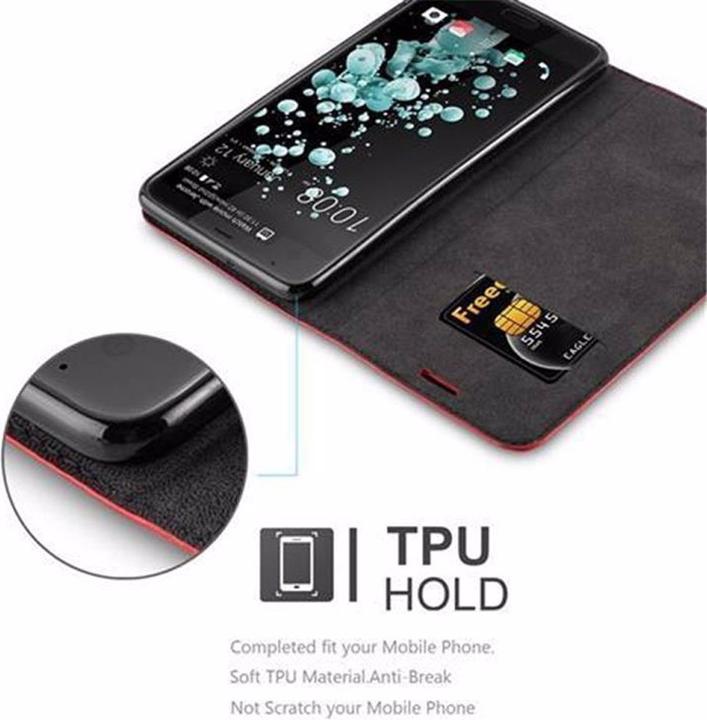 Image du produit Cadorabo Book Couverture magnétique invisible (HTC U Ultra)