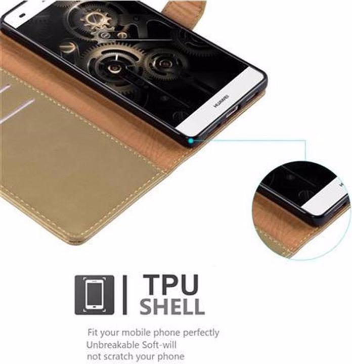 Produktbild Cadorabo Book Luxury Cover (Huawei P8 Lite)