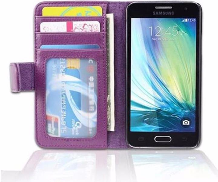 Actual product image Cadorabo Book with 3 card slots cover (Samsung Galaxy A3)