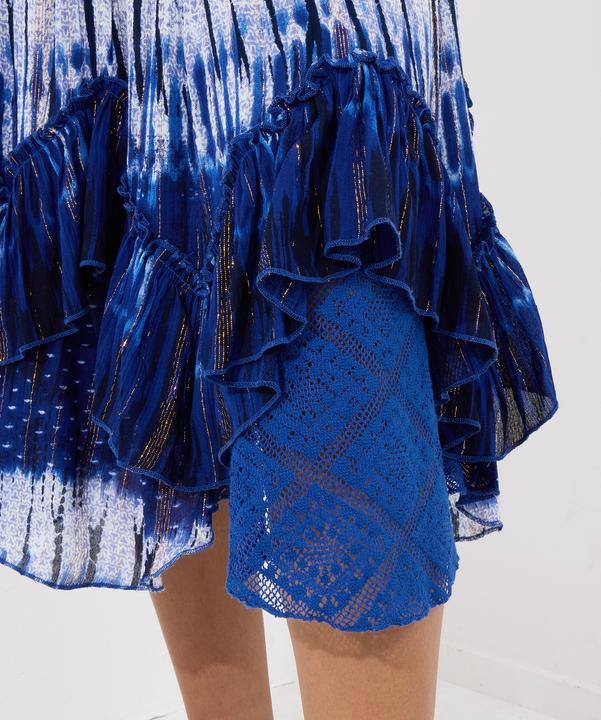 Image du produit Joe Browns Summery Tie-Dye Shimmer Detail Knee-Length Skirt (40)