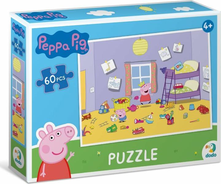 Actual product image Dodo Puzzle Peppa Pig: Spielzeug im Zimmer 60 Teile (60 pieces)