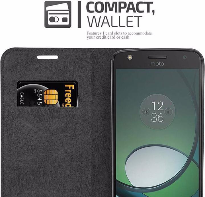 Produktbild Cadorabo Book Invisible Magnet Cover (Motorola Moto Z Play)