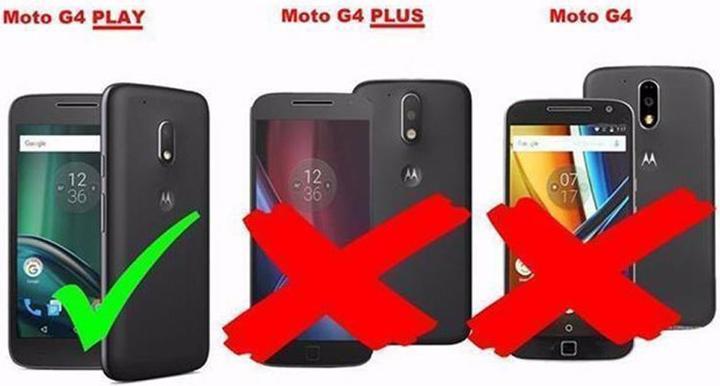 Produktbild Cadorabo Book Invisible Magnet Cover (Motorola Moto G4 Play)