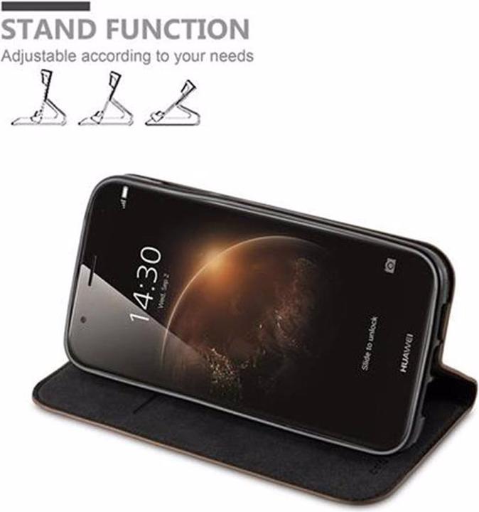 Produktbild Cadorabo Book Invisible Magnet Cover (Huawei G7 Plus, Huawei G8, Huawei GX8)