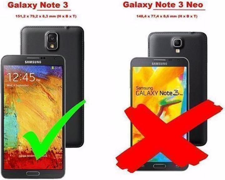 Immagine prodotto Cadorabo Copertina in stile libro di classe (Samsung Galaxy Note 3)