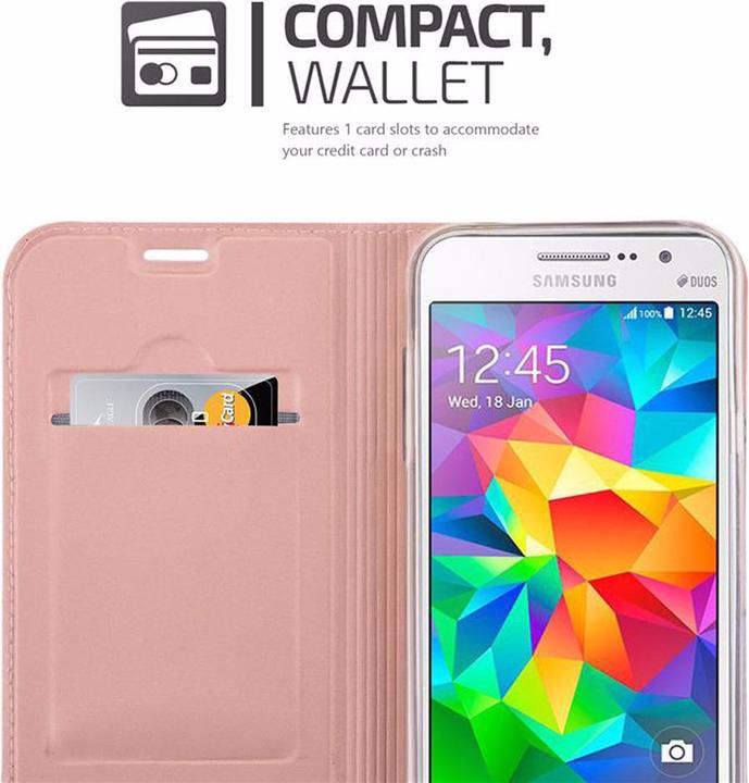Produktbild Cadorabo Book Classy Style Cover (Samsung Galaxy Grand Prime)