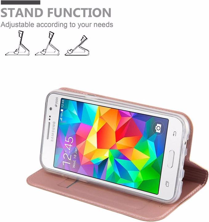 Produktbild Cadorabo Book Classy Style Cover (Samsung Galaxy Grand Prime)