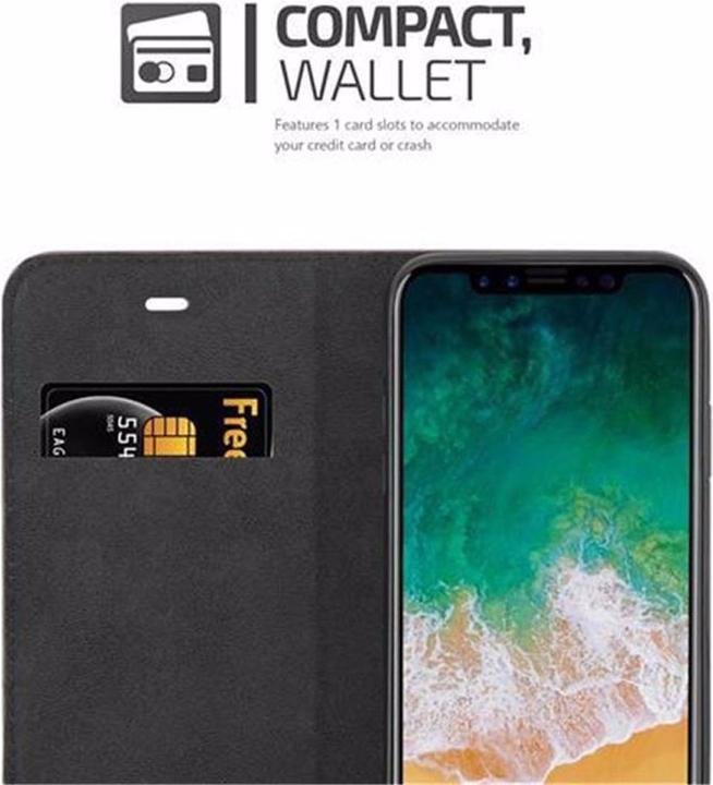 Immagine prodotto Cadorabo Copertina magnetica invisibile del libro (Apple iPhone X)