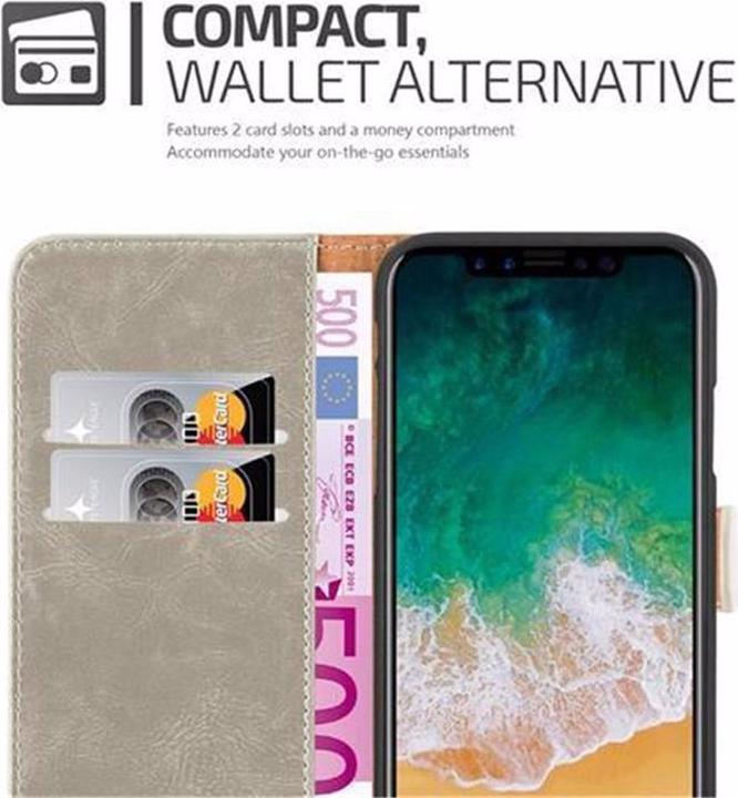 Produktbild Cadorabo Book Luxury Cover (Apple iPhone X)