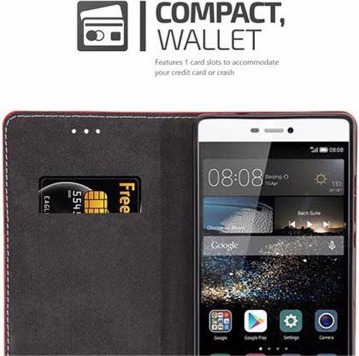 Actual product image Cadorabo Book X Wallet Cover (Huawei P8)