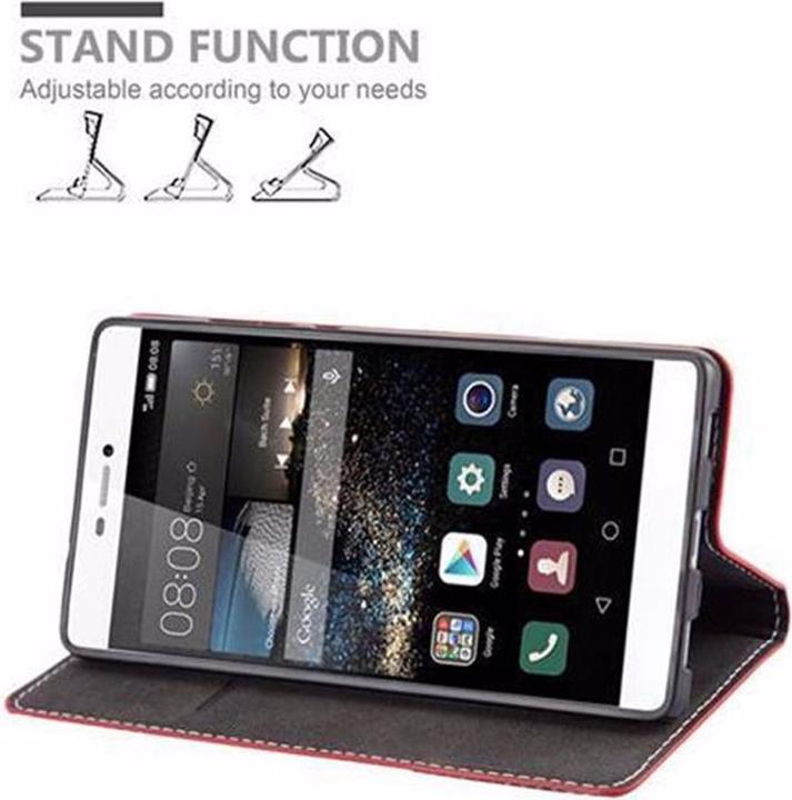 Actual product image Cadorabo Book X Wallet Cover (Huawei P8)