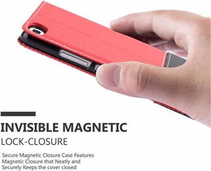 Actual product image Cadorabo Book X Wallet Cover (Huawei P8)
