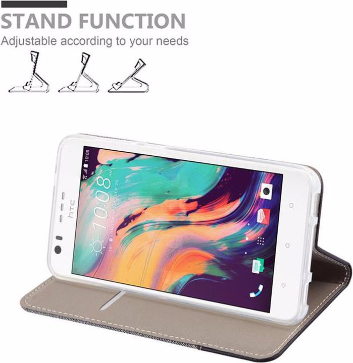 Produktbild Cadorabo Book Jeans Optik Cover (HTC Desire 825, HTC Desire 10 Lifestyle)