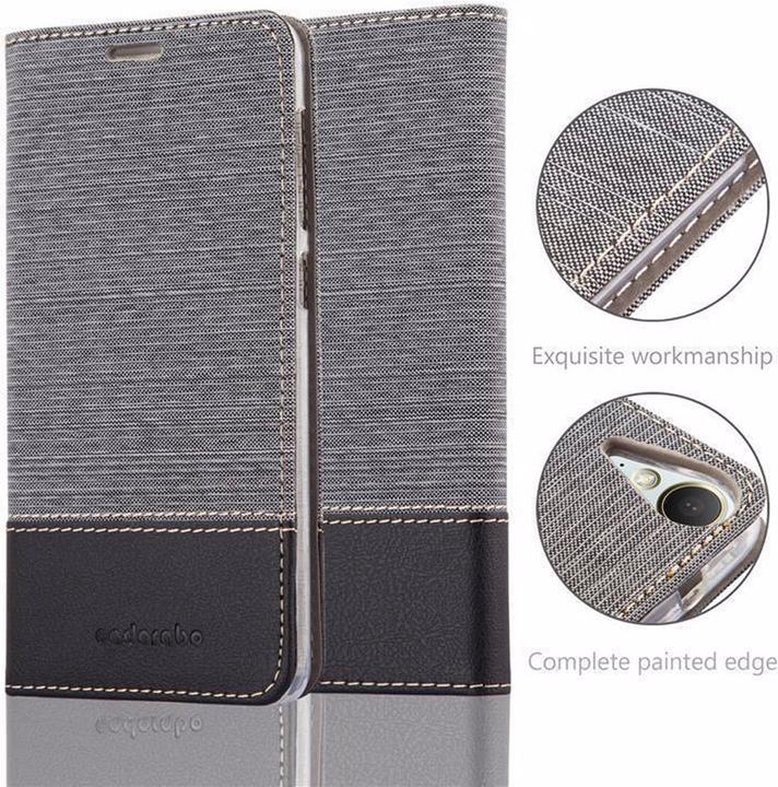 Produktbild Cadorabo Book Jeans Optik Cover (HTC Desire 825, HTC Desire 10 Lifestyle)