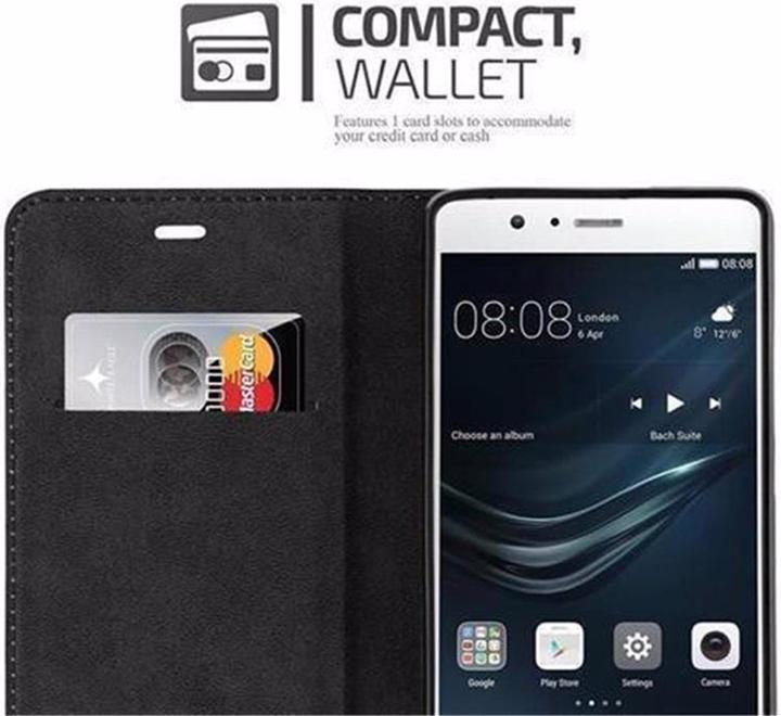Actual product image Cadorabo Book Invisible Magnet Cover (Huawei P9 Lite)