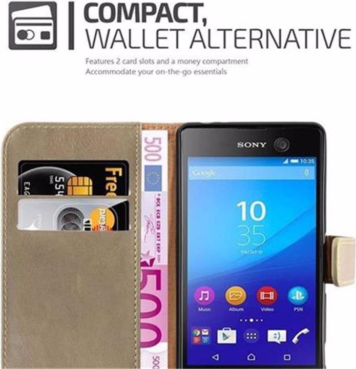 Image du produit Cadorabo Book Couverture de luxe (Sony Xperia M5)