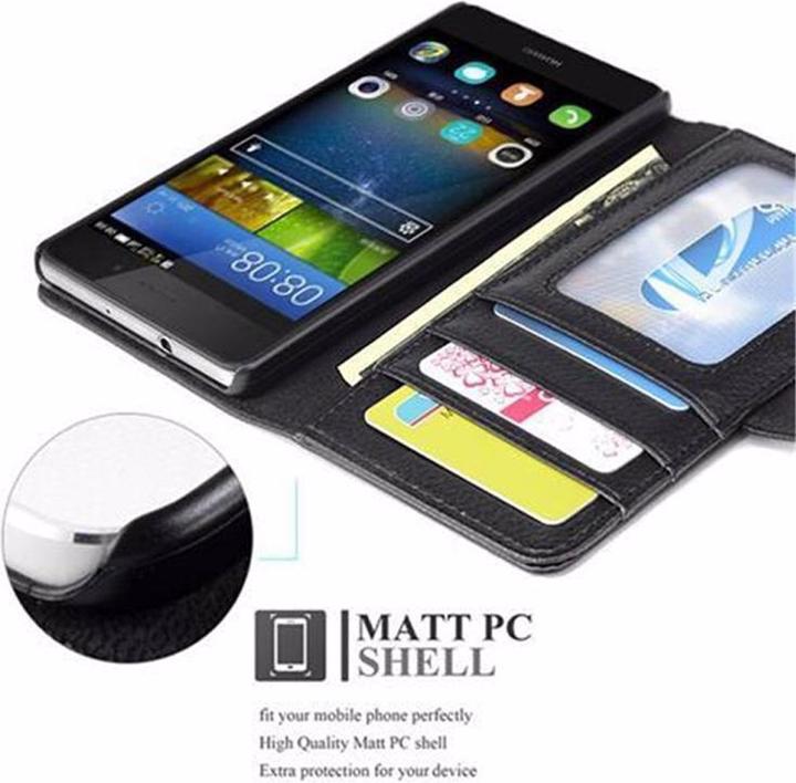 Actual product image Cadorabo Book with 3 card slots cover (Huawei P8 Lite)