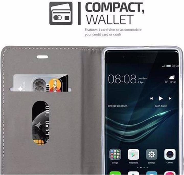 Produktbild Cadorabo Book Jeans Optik Cover (Huawei P9)