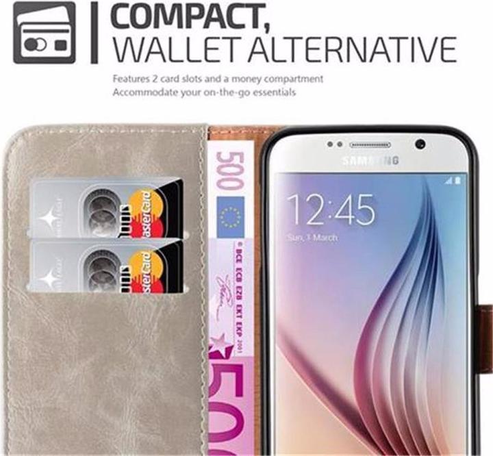 Produktbild Cadorabo Book Luxury Cover (Samsung Galaxy S6)