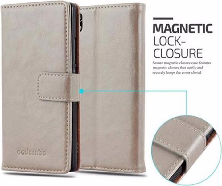 Actual product image Cadorabo Book Luxury Cover (Huawei Ascend P7)