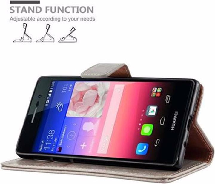 Actual product image Cadorabo Book Luxury Cover (Huawei Ascend P7)