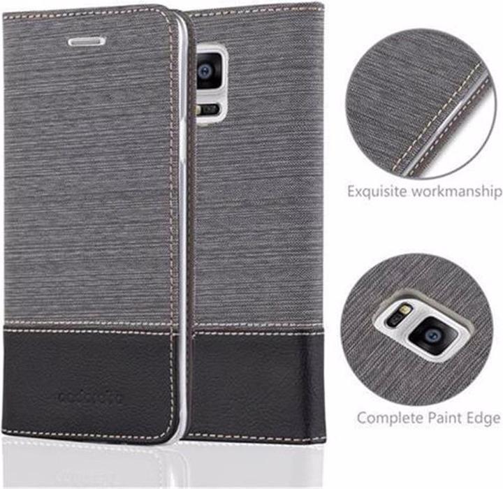Produktbild Cadorabo Book Jeans Optik Cover (Samsung Galaxy Note 4)