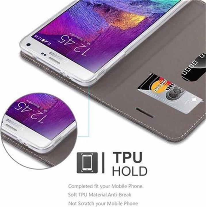 Produktbild Cadorabo Book Jeans Optik Cover (Samsung Galaxy Note 4)