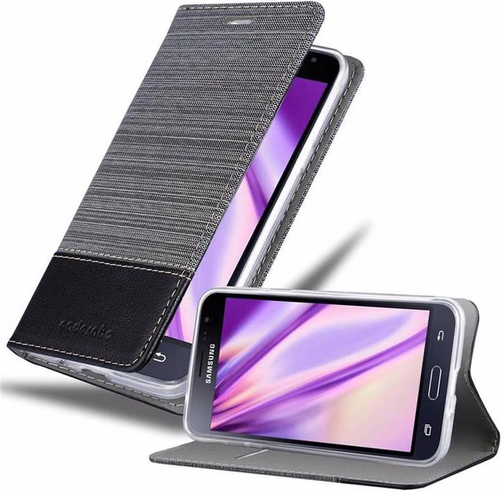 Produktbild Cadorabo Book Jeans Optik Cover (Samsung Galaxy J3 (2016))