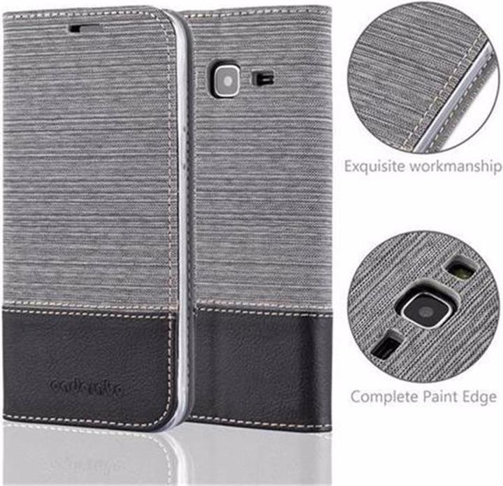 Produktbild Cadorabo Book Jeans Optik Cover (Samsung Galaxy J3 (2016))