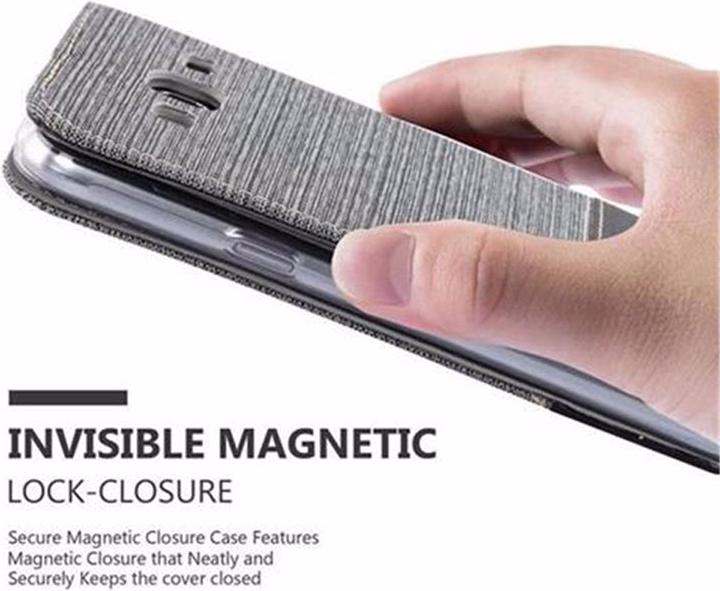 Produktbild Cadorabo Book Jeans Optik Cover (Samsung Galaxy J3 (2016))