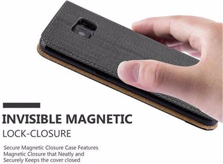 Produktbild Cadorabo Book Bast Optik Cover (Samsung Galaxy S7 Edge)