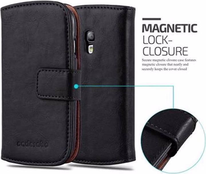 Produktbild Cadorabo Book Luxury Cover (Samsung Galaxy S3 Mini)