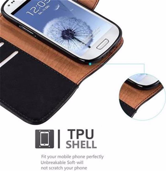 Produktbild Cadorabo Book Luxury Cover (Samsung Galaxy S3 Mini)