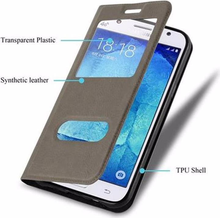 Produktbild Cadorabo Book mit View Doppelfenster Cover (Samsung Galaxy J5 (2015))