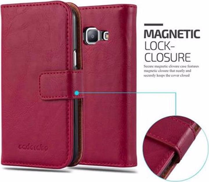 Produktbild Cadorabo Book Luxury Cover (Samsung Galaxy J1)