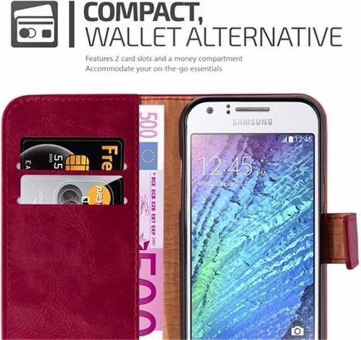 Produktbild Cadorabo Book Luxury Cover (Samsung Galaxy J1)