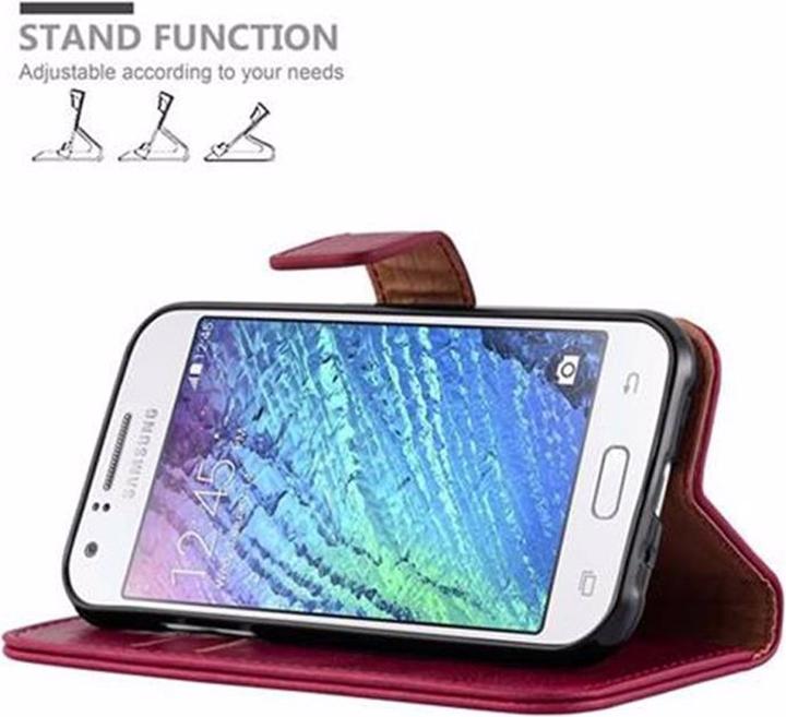 Produktbild Cadorabo Book Luxury Cover (Samsung Galaxy J1)