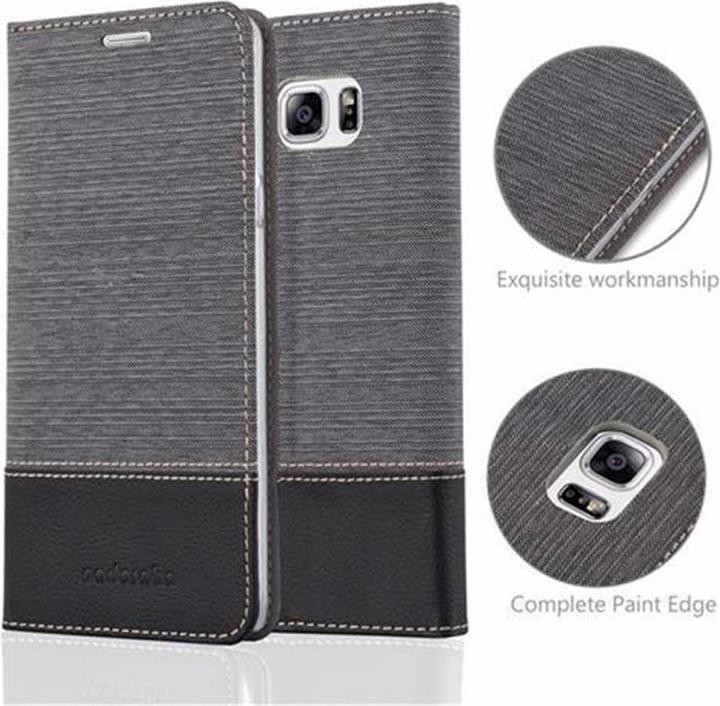 Produktbild Cadorabo Book Jeans Optik Cover (Samsung Galaxy Note 5)