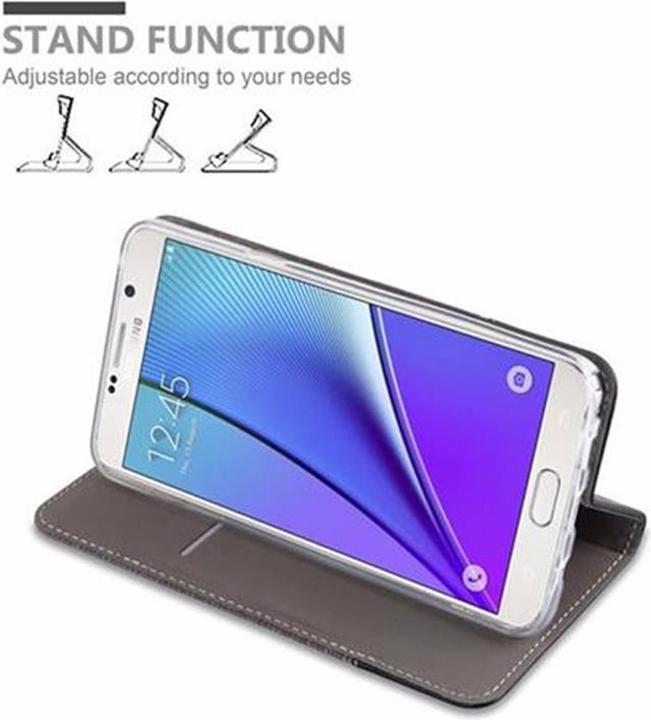 Produktbild Cadorabo Book Jeans Optik Cover (Samsung Galaxy Note 5)