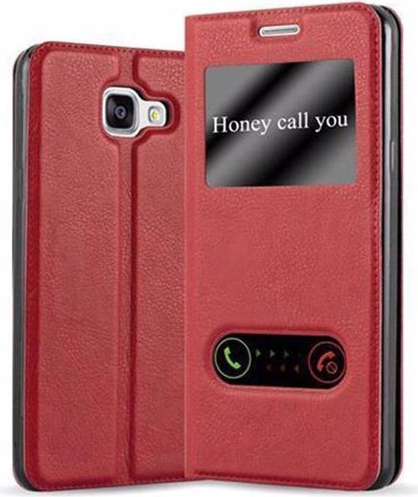Actual product image Cadorabo Book with View double window cover (Samsung Galaxy A5 (2016))