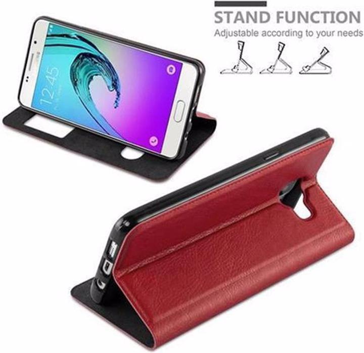 Actual product image Cadorabo Book with View double window cover (Samsung Galaxy A5 (2016))