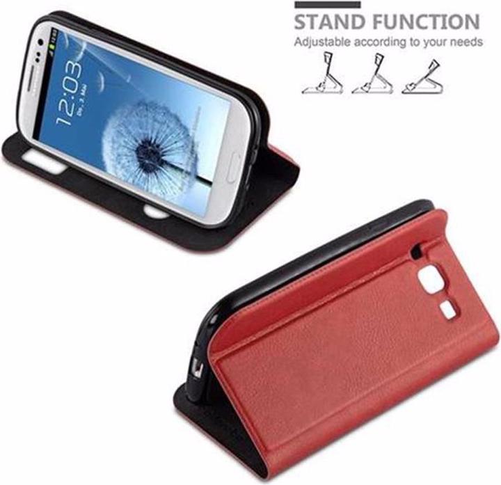 Produktbild Cadorabo Book mit View Doppelfenster Cover (Samsung Galaxy S3)