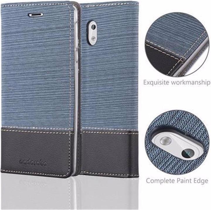 Produktbild Cadorabo Book Jeans Optik Cover (OnePlus 3)