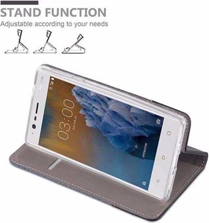 Produktbild Cadorabo Book Jeans Optik Cover (OnePlus 3)