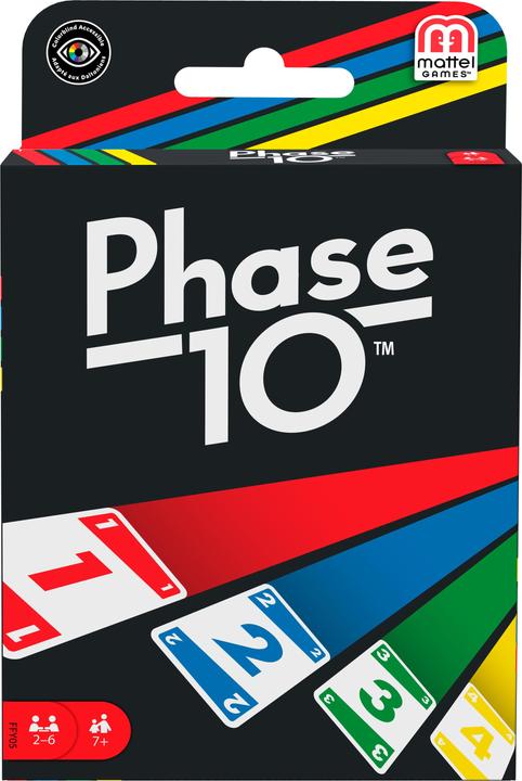 Mattel Games Phase 10 (German, French, Italian, English)