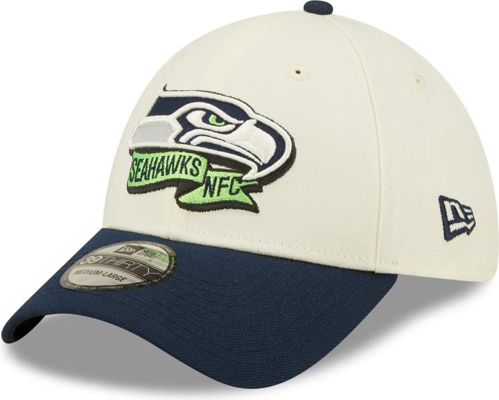 Actual product image New Era 39Thirty Cap - SIDELINE 2022 Seattle Seahawks - S/M (S, M)