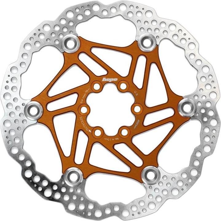Produktbild Hope Floating Disc Bremsscheibe - orange (180 mm)