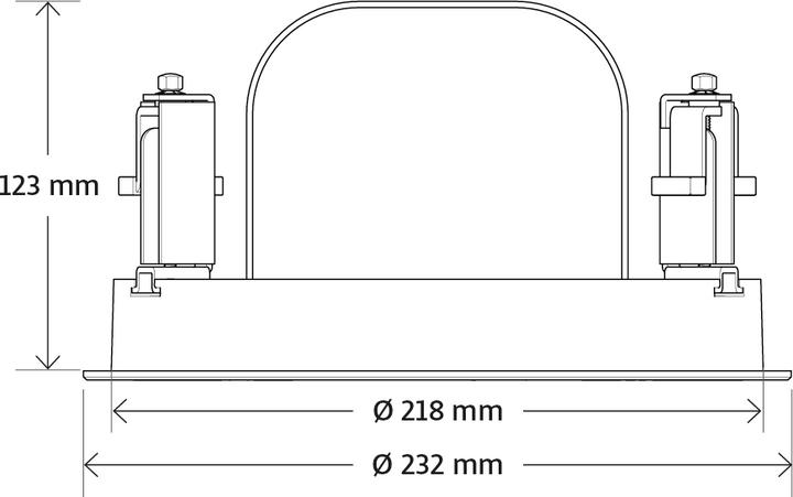 Actual product image Gineos CE Wall bracket - Installation kit (Set, Wall installation)